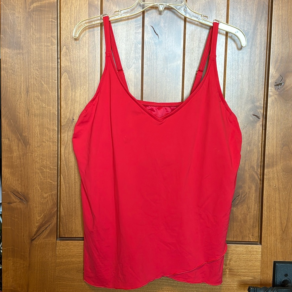 Lands End tulip🌹hem tankini top🍎